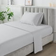 thumbnail image 4 of Mainstays – Ensemble de literie tout-en-un réversible avec couette et draps, 5 pièces, simple très grand (Twin XL), gris, 4 of 8