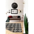 thumbnail image 4 of Linon Salonika Nousa Reversible Woven Wool 5'x8' Rug in Gray, 4 of 5