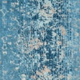 thumbnail image 5 of Rugsotic Carpets Machine Woven Crossweave Area Rugs - 8'X10', Rectangle,Blue,Classic Oriental Traditional , Low Pile Machine Made Area Rugs For Living Room, Bed Room (M00074), 5 of 6