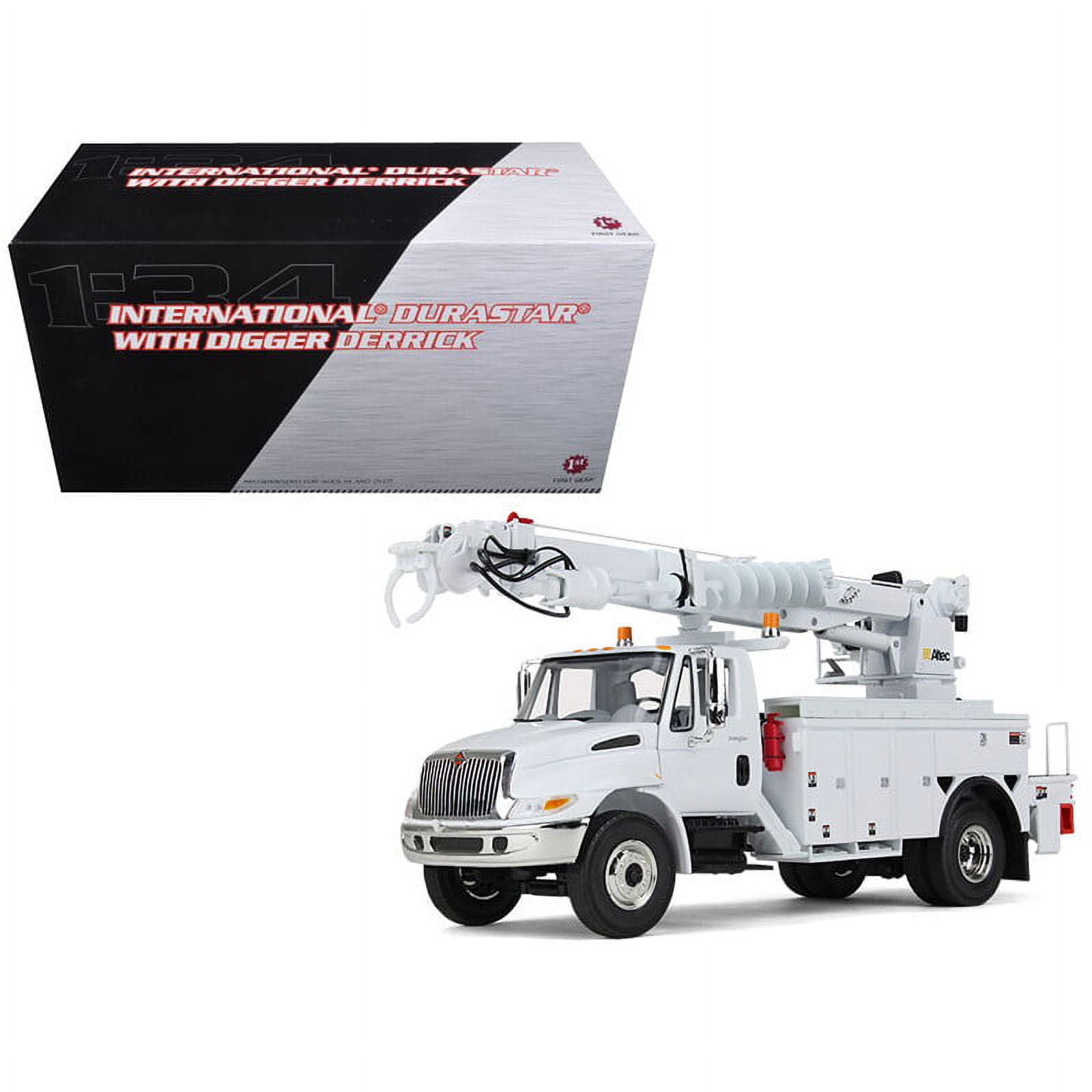 First Gear 1/34 International DuraStar Propane Truck Blanc – Modèle Diecast