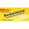 Sedalmex Pain Reliever 20 tabs - Pastillas para el Dolor