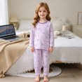 thumbnail image 2 of xaweyi Toddler Boys Girls Organic 2 Piece Outfit Long Sleeve Soft Breathable Casual Homewear Loungewear Set Size 8-10 Years, 2 of 7