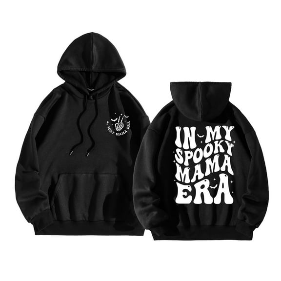 Women Halloween Graphic Printed Hoodie Long Sleeve Pullover Sweatshirt Casual Comfortable Blouse Top for Day