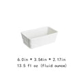 thumbnail image 2 of YUN TAO Ceramic Butter Dish with Wooden Lid, Large Butter Container Keeper Storage with Stainless Steel Knife Spreader, Bamboo Cover and Silicone Sealing Ring, White, 2 of 3