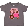thumbnail image 3 of Inktastic Pink Tractor Little Sister Girls Toddler T-Shirt, 3 of 5