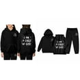 thumbnail image 5 of Toddler Boys Jesus Loves You Sweatshirt Long Sleeve Warm Graphic Hoodies Loose Pullover and Jogger Pants 2 Pcs Fall Winter Clothes Teenage Girl Clothes 2T, 5 of 5