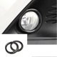 thumbnail image 2 of 2Pcs Front Fog Lamp Light Trim for Toyota CHR 16-20 LHD, Carbon Fiber, 2 of 4