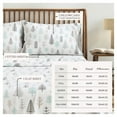 thumbnail image 4 of Great Bay Home Lodge Flannel Sheet Set - 100% Turkish Cotton - Double Brushed (Queen, Winter Forest), 4 of 6
