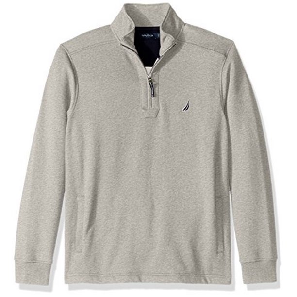 Download Nautica - Nautica Mens Half Zip Mock Neck Sueded Fleece ...