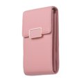 thumbnail image 2 of Solid Color PU Crossbody Bag Mini coin purse solid Sling Wallet Phone Pack Shoulder Bags Card Holder Coin Purse, 2 of 6