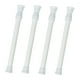 thumbnail image 4 of Paquete de 4 barras de cortina finas, ideales para bricolaje, ahorran espacio, son pequeñas y tienen resortes de tensión para armarios, ventanas, baño, 4 of 8