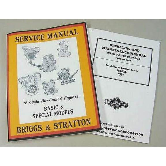 Briggs Stratton 5S 5 Service Repair Owner Operator Operating Part Manual