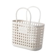 thumbnail image 2 of Organizador de canasta de cadidos de Organizador de desagüe hueco de Multifunción Shower Tote Almacenamiento para el Beige pequeño, 2 of 8