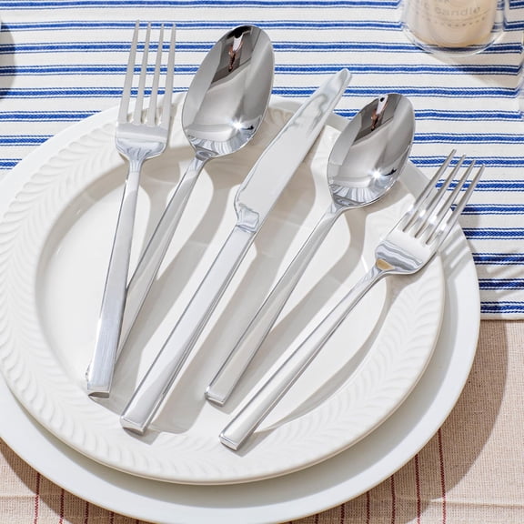 Silverware Set, 30-Piece Flatware Cutlery Set Premium Stainless Steel, Service for 6