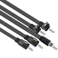 thumbnail image 2 of USB 2.0 To 5pin USB Adapter Cable 480Mbps 10W For Charging And Data Transmission 90° Elbow Line For Tablets Toy Lamp, 2 of 6