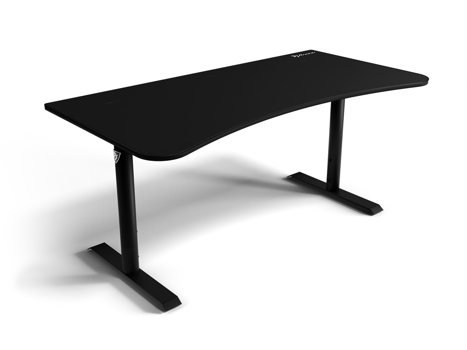Arozzi ARENA-NA-PURE-BLACK Arena Full Surface Mouse Pad Gaming Desk, Pure Black