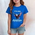thumbnail image 2 of Toddler Graphic Tees Funny Girls American Flag Patriotic Shirt Boys 4th of July Tie Dye Short Sleeves USA Clothes for Kids 1-14Y, 2 of 4