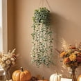 thumbnail image 6 of AUNVITO Wall Mount Hanging Planter Basket Artificial Green Chlorophytum Plant Wall Decor Home Porch Scene Ornament, 6 of 6