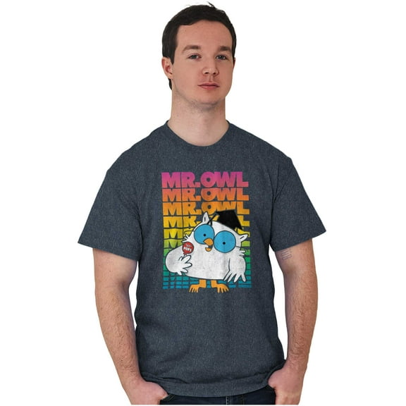 Mr Owl Vintage Retro Tootsie Pops Men's Graphic T Shirt Tees Brisco Brands S