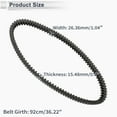 thumbnail image 4 of Correa de transmisión Unique Bargains para Harley Davidson FXST FLST 1994-1999 V-Belt No.4001812, 4 of 7