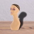 thumbnail image 4 of Milaget Female Mannequin Head Head for Display Model Salon Travel Brown straight, 4 of 9