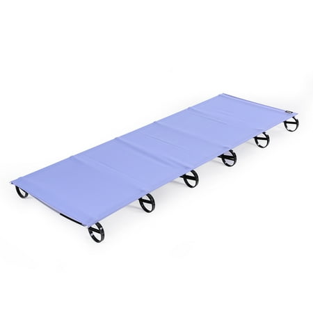Portable Folding Camping Cot Off Ground Aerial Aluminum Alloy Ultralight Camping Bed Camping Cot Moisture-proof Elevated Bed Mat (Best Ultralight Camping Gear)