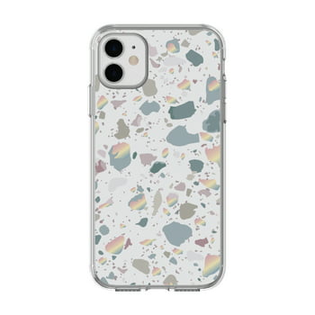 onn. Phone Case for iPhone 11 / iPhone XR - White Terrazzo