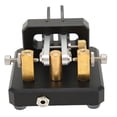 thumbnail image 1 of Double Paddle Morse Code Key, Lightweight Portable CW Telegraph Key with Stable Contacts, Morse Code Key for Camping, Indoor, 1 of 7