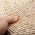 thumbnail image 6 of Bobasndm Seat Cushion, Rattan Tatami Cushion Breathable Widely Applied Comfortable Round Straw Weave Handmade Pillow for Floor (40cm), 6 of 9