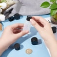 thumbnail image 3 of 60Pcs 3Size Black Flip Top Caps Dispensing Ribbed Snap Closures Replacement Caps for Squeeze Bottles Cosmetic Sample Bottles Neck Diameter 0.7/0.8/1inch) Thread Type 410 diy, 3 of 7