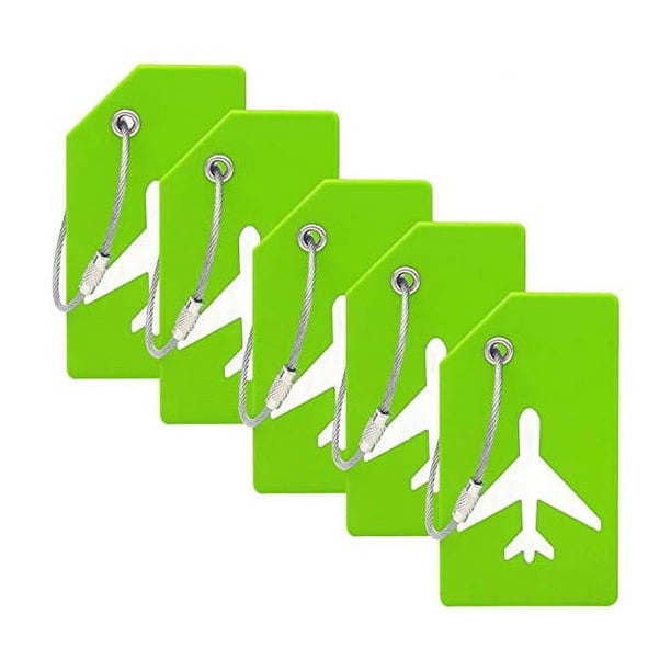 Etiqueta de equipaje de viaje de goma blanda de plástico PVC etiqueta de equipaje de silicona