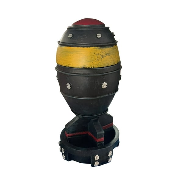 Missile Resin Ornament Bomb Storage Box Creative Design Multicolor for Home Desktop Garden Decoration Gamers Gift