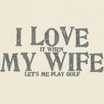 thumbnail image 3 of CafePress - Love My Wife Golf T Shirt - Men's Classic Graphic T-Shirt, 3 of 4