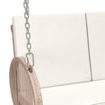 thumbnail image 6 of Craftian 2-Person Hanging Outdoor Patio Porch Swing Bench with Cushions - Beige, 6 of 10