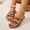Brown#47, variant on Women's Woven Cross-Strap Slides – Soft Slip-On Summer Sandals with Solid Color Style for Beachwear & Casual Outdoor Footwear,Plus Size