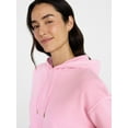 thumbnail image 4 of Time and Tru Women's Bubble Hem Pullover Hoodie, Size XS-XXXL, 4 of 5