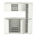 thumbnail image 6 of Inval Shaker Laminate 3-Piece Kitchen Cabinet System 63"W, Washed Oak, 6 of 10