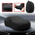thumbnail image 2 of Stretchy Full Car Cover For Dodge Challenger Hellcat 2008-2022 Sport Car Satin Car Cover Elastic Dust Proof Indoor Protection, 2 of 9