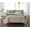 Greige, variant on Cannon Heritage Solid 100% Microfiber Polyester Peach Blush 3-Piece King Quilt Set, Solid Casual themed, Adult Bedding, OEKO-TEX Certified
