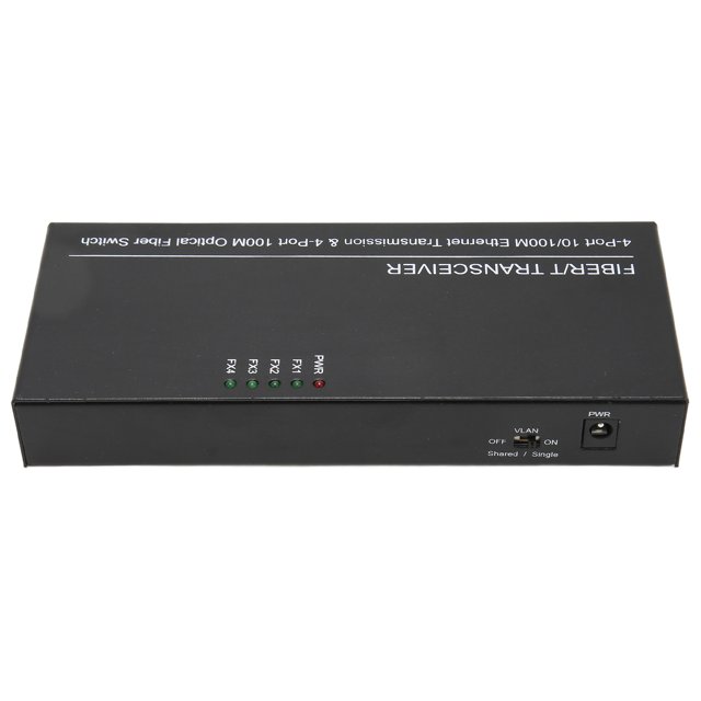 Conmutador óptico Ethernet de 8 Puertos Modo único de Fibra Dual Extensión de 25 Km Indicador LED Semidúplex Completo Compatible con Marco Gigante Carcasa de Metal ANGGREK Otros