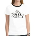 thumbnail image 4 of Salty T-shirt, T-shirt, Inspirational T-shirt (Size:XL; Style:Peach New All Over Print T-shirt for Women (Model T45);), 4 of 9