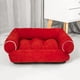 thumbnail image 3 of Bed for Dog Cat Pet Square Plush Kennel Medium Small Dog Sofa Bed Cushion Pet Calming Dog Bed House Pet Supplies Accessories ShopWise Round, 3 of 12