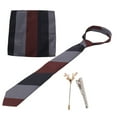 thumbnail image 3 of Men's Neckties Men's Ties Classic Business Casual Style Men's Suit Dress Shirt Striped Tie Gift Box Set, 3 of 8