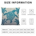 thumbnail image 5 of JEUXUS  Decorative Pillow Cover, Lumbar Sea Turtle Pillow Cover Modern Farmhouse Cushion Case Home Decor for Living Room Patio Sofa Couch Chair, 5 of 5