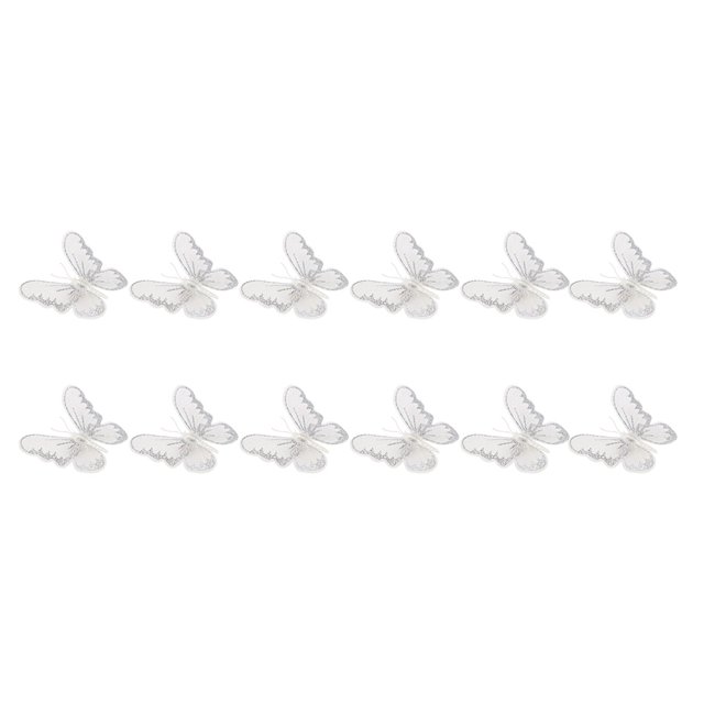 Tmvgtek 12 Piezas Árbol De Navidad Mariposa Clip Colgante Muñeca Clip Hogar Año Nuevo Decoraciones Tmvgtek Oficina Multiescena Multifunción