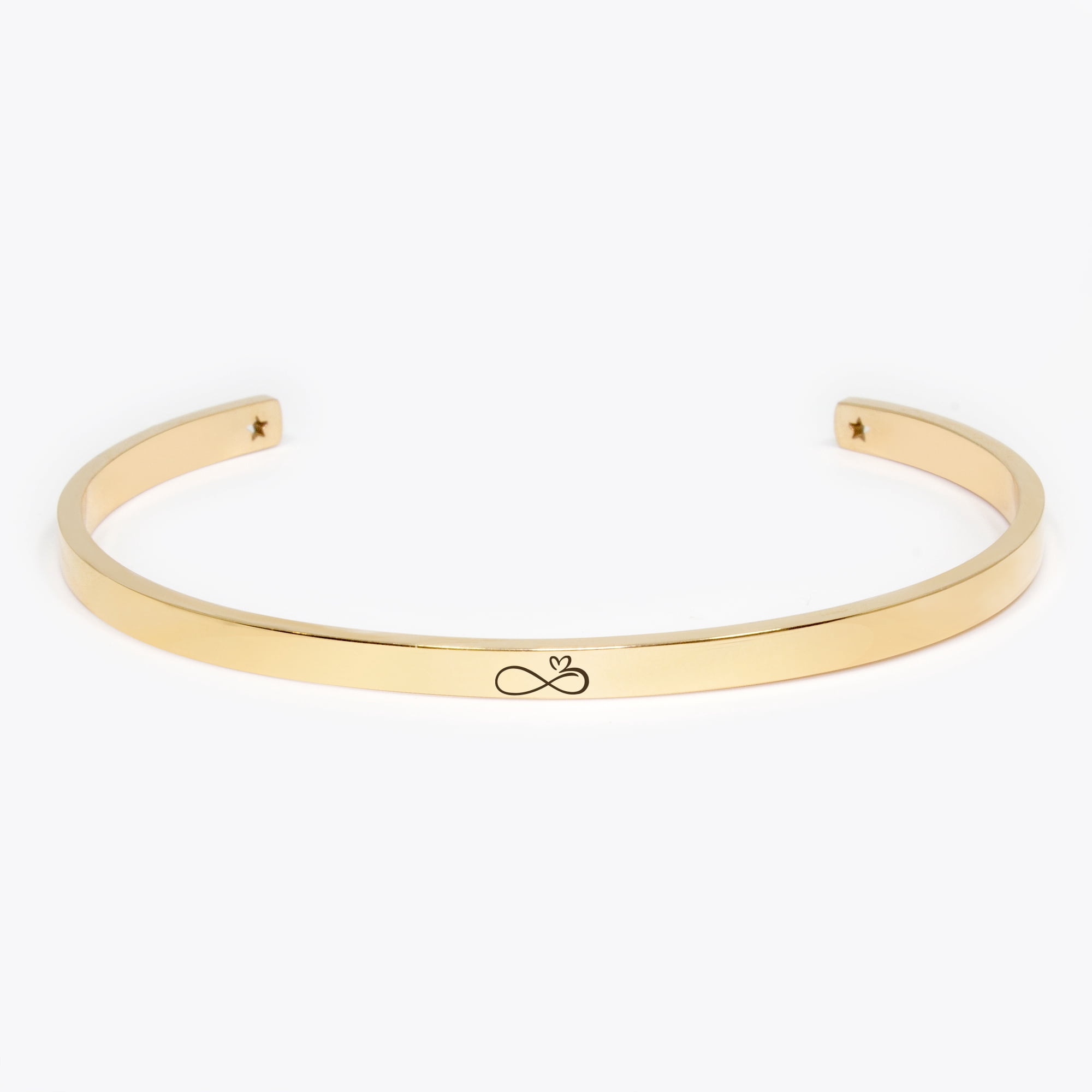 "There is no one…" Adjustable Rose Gold Stainless Steel Cuff Bangle Mother's Day Gift Set