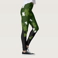 thumbnail image 5 of Bjutir Women Leggings St Patricks Day Yoga Pants Women'S Paddy Stripes Good Luck Green Pants Print Leggings Pants For Yoga Running Pilates Gym, 5 of 7