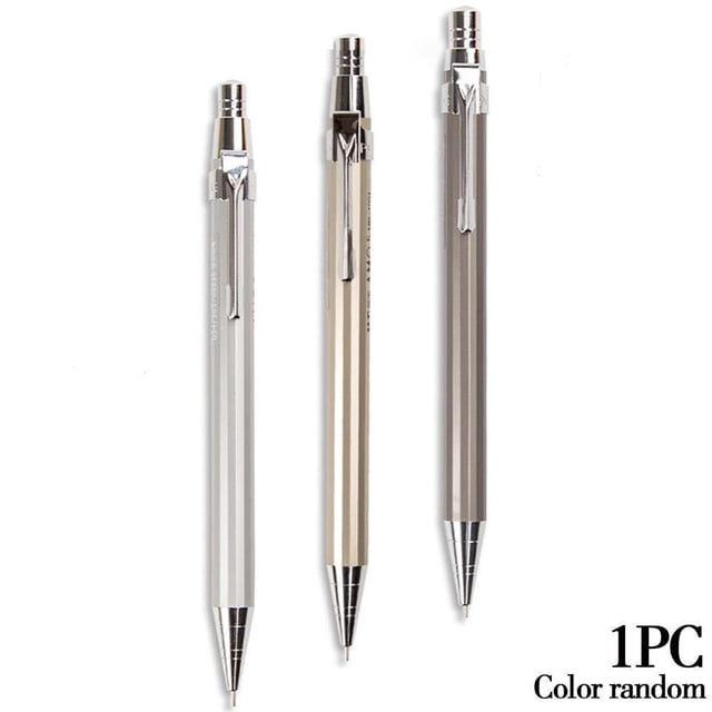 0.7mm Metal Mechanical Pencil, High Quality Automatic Drawing Tool for School & Office, Random Color