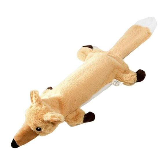 Juguetes chirriantes para perros sin relleno, juguetes para perros, juguetes para perros arrugados para perros , grandes y , zorro Sunnimix Juguetes chirriantes