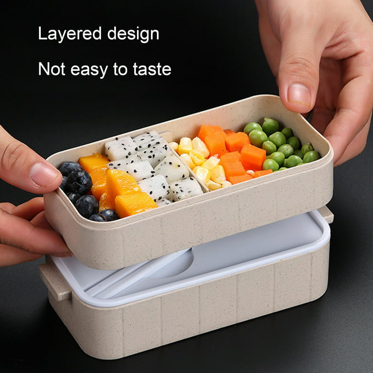 Silicone Lunch Box For Kids Non-Stick Divider Sauce Cup With Lid